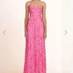staud destiny dress blossom garden party Staud Destiny Embroidered Floral Maxi Dress In Blossom Garden Party - 69% Off